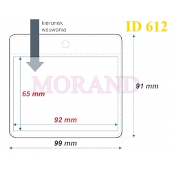 Identyfikator kieszonka etui 99x91  612
