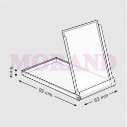 Pudełko na wizytówki 92x62x9mm