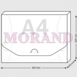 Pudełko składane pp 180 mic na dokumenty A4