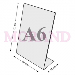 Stojak plakatowy L plexi 106x151