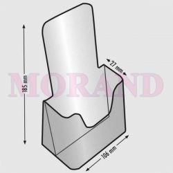 Stojak na ulotki DL polistyren 106x185