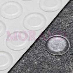 Bumpon stopki silikonowe 19,0 mm, wys 1,9 mm arkusz
