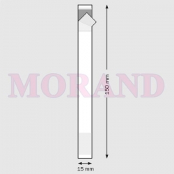 Wobbler foliowy, kiwak reklamowy 2 x taśma 150x15 mm bloczek