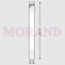 Wobbler foliowy, kiwak reklamowy 2 x taśma 200x15 mm bloczek