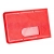 Etui, holder na karte płatniczą czerwone 58x92