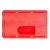 Etui, holder na karte płatniczą czerwone 58x92