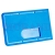 Etui, holder na karte płatniczą niebieskie 58x92
