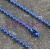 Łańcuszek kulkowy reklamowy niebieski 2,4mm 10,2cm