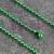 Łańcuszek kulkowy reklamowy zielony 2,4mm 15cm